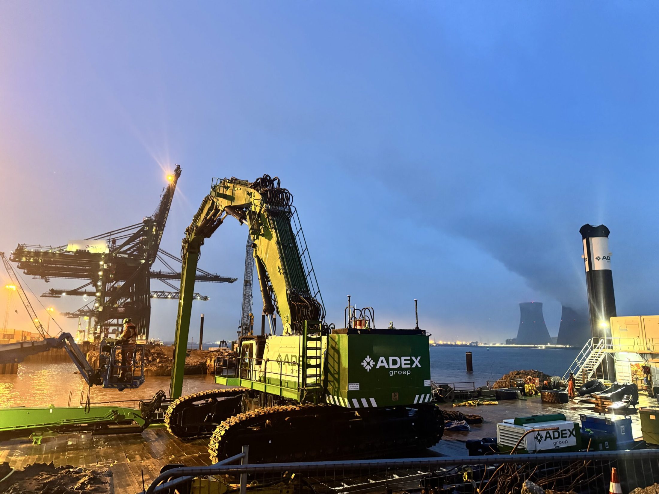 ADEX Group on-site barge upgrades with networked GeoDredge systems