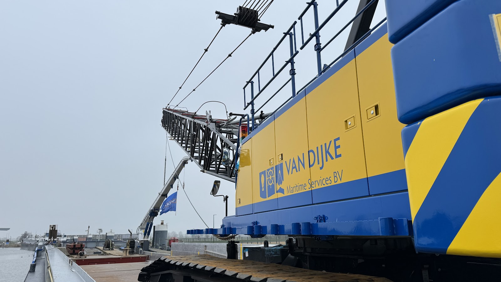 Calibration new wire crane for Van Dijke Maritime Services