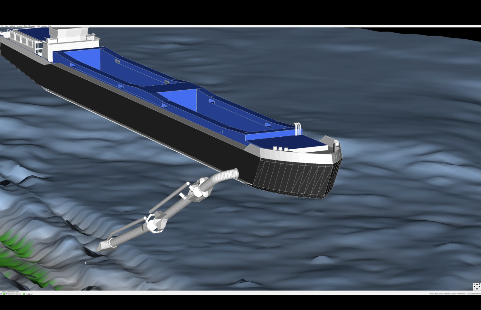 GeoDredge and Viking Software Installation on TSHD Taruma