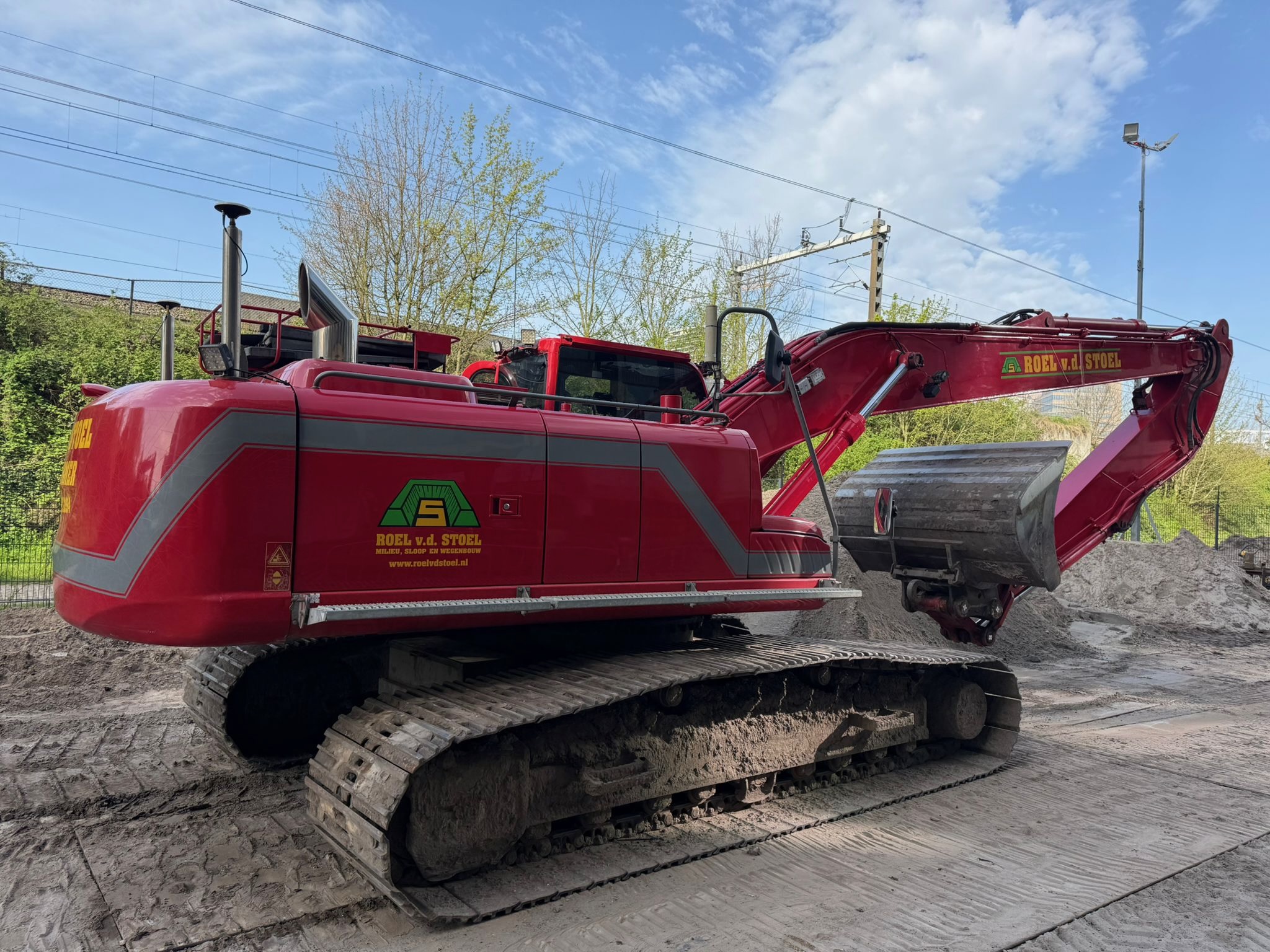 Installed new sensors on Hitachi ZX250 from Roel van der Stoel