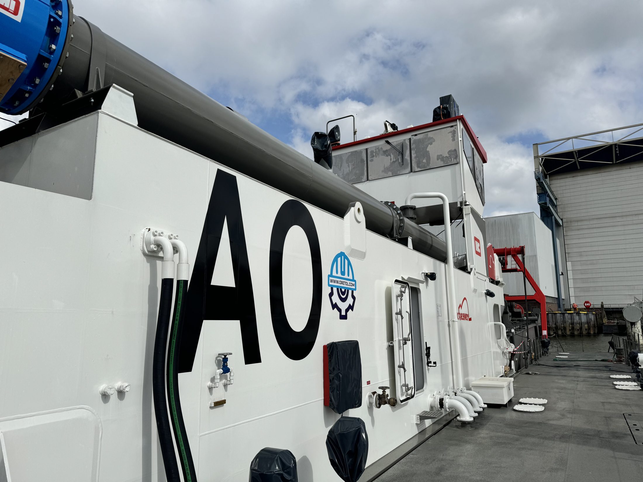 Mobilisation at IHC for Second GeoDredge – Oretol Nigeria