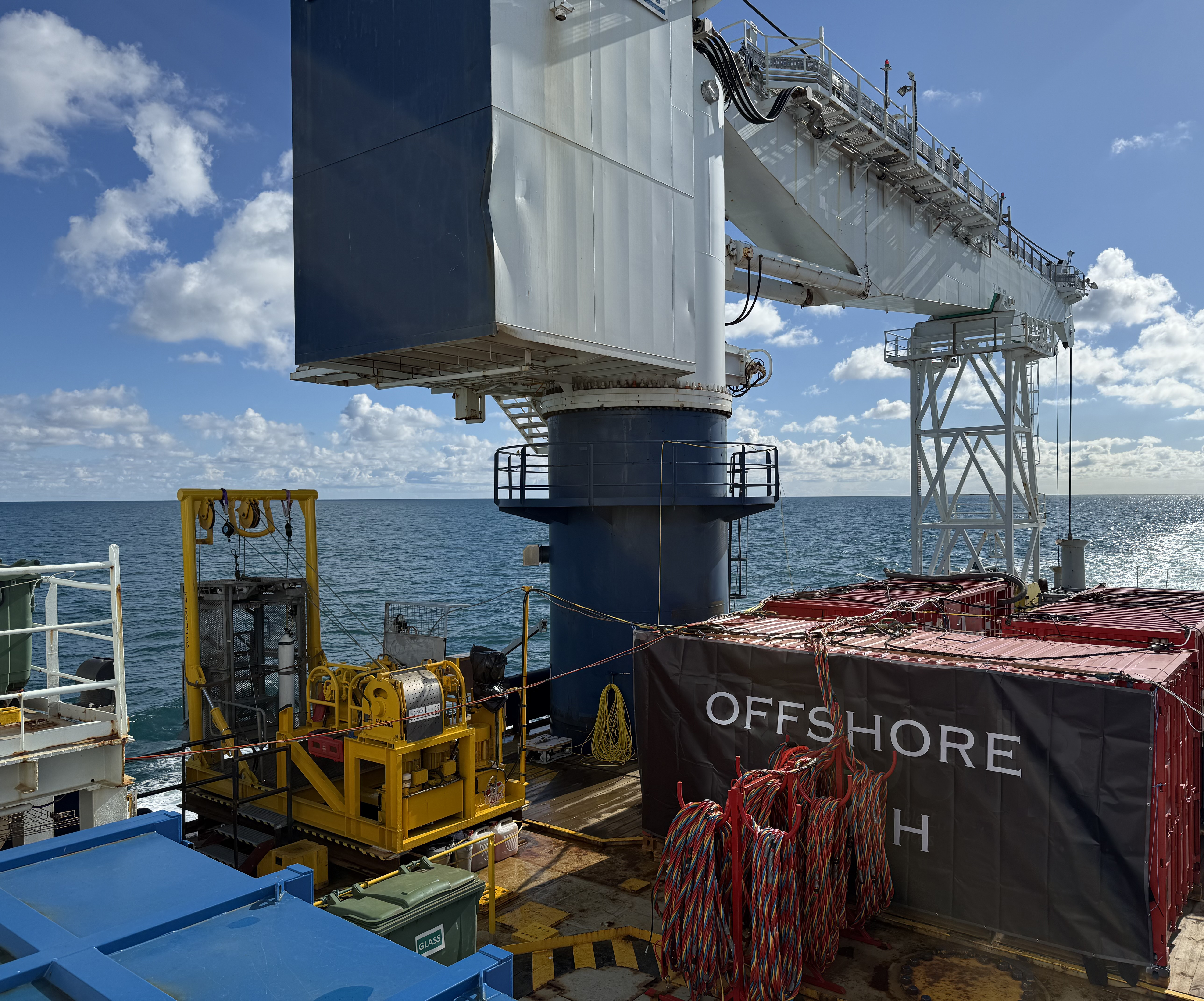 Mobilisation of our Viking Offshore systems on DSV Botnica for Offshore Tech.