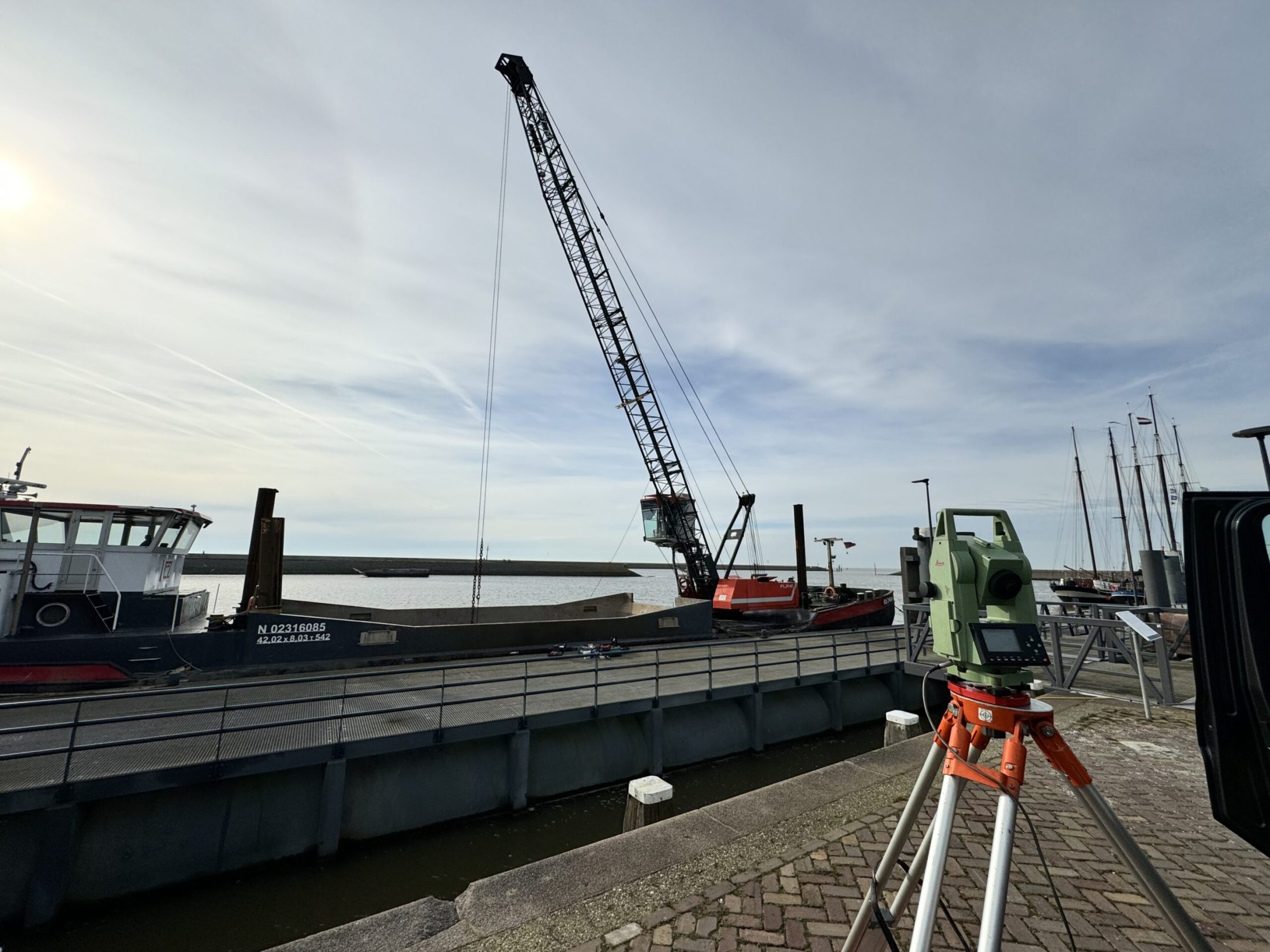 Upgrade of Grab Dredge with Bucket Location Detection System