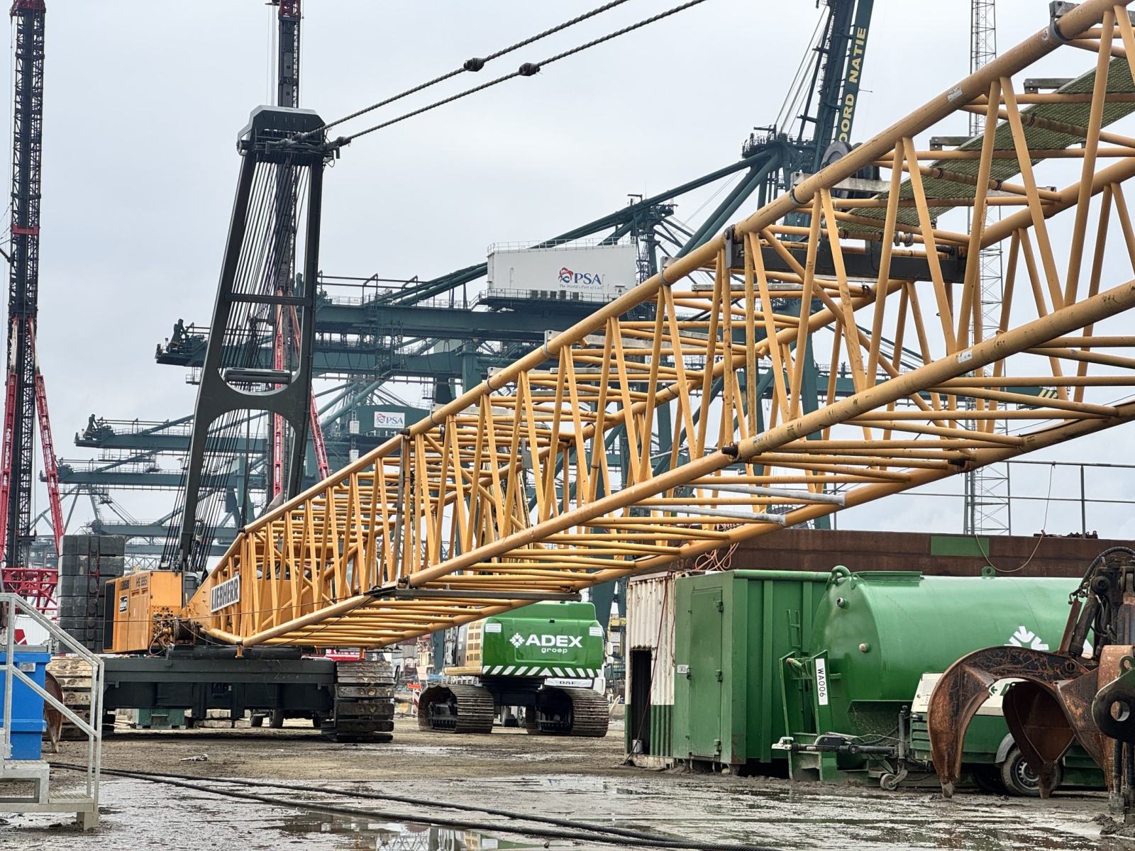Wire Crane Installation in Antwerp