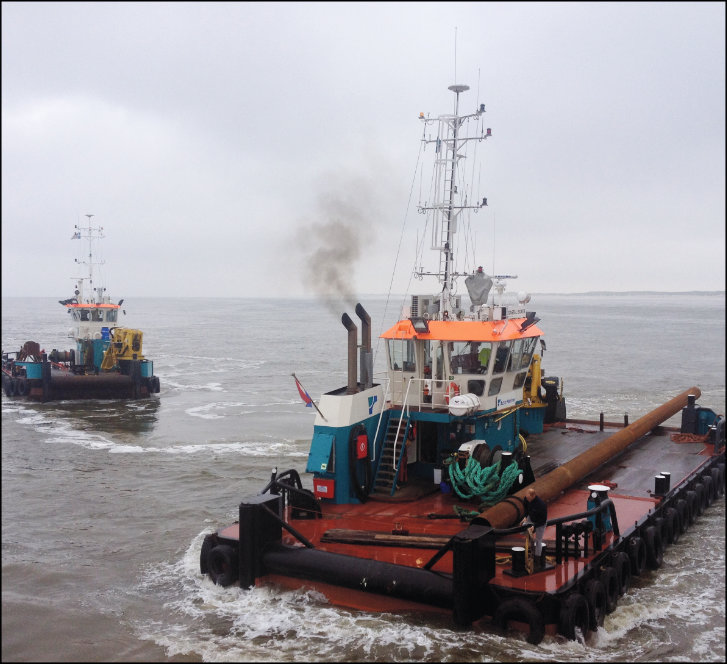 Offshore tug operation — typical RDPS positioning application
