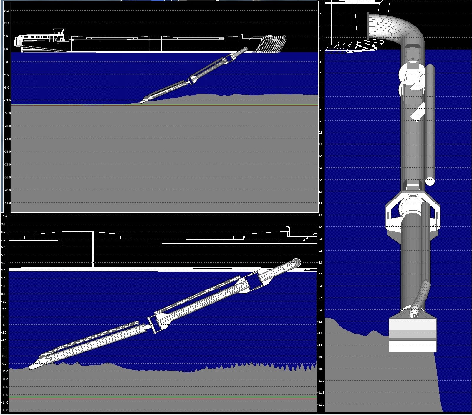 Viking trailing suction hopper dredger 3D view